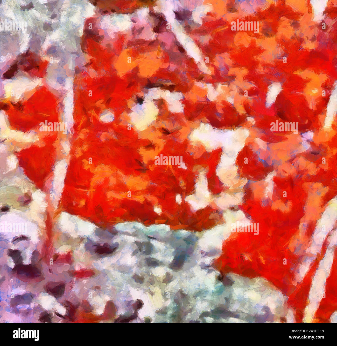 L'art abstrait peint texture background. À huile sur toile d'éclaboussures et des traits. Modèle simple de créativité pour la conception. Dans la palette macro Close up Banque D'Images