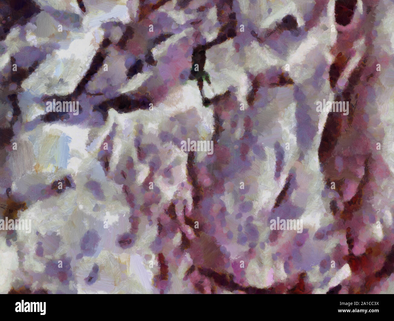 L'art abstrait peint texture background. À huile sur toile d'éclaboussures et des traits. Modèle simple de créativité pour la conception. Dans la palette macro Close up Banque D'Images