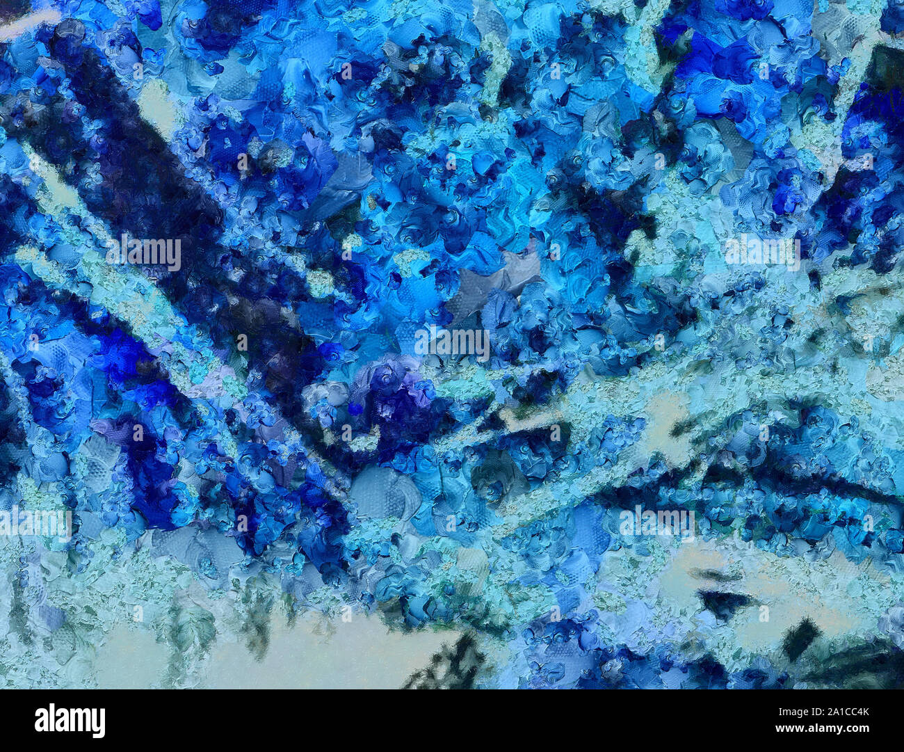 L'art abstrait peint texture background. À huile sur toile d'éclaboussures et des traits. Modèle simple de créativité pour la conception. Dans la palette macro Close up Banque D'Images