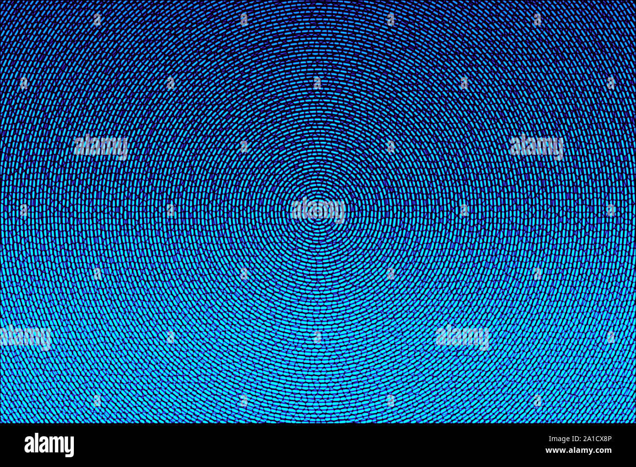 Abstract blue background texturé avec des cercles et des cellules. Texture Glitch . Banque D'Images