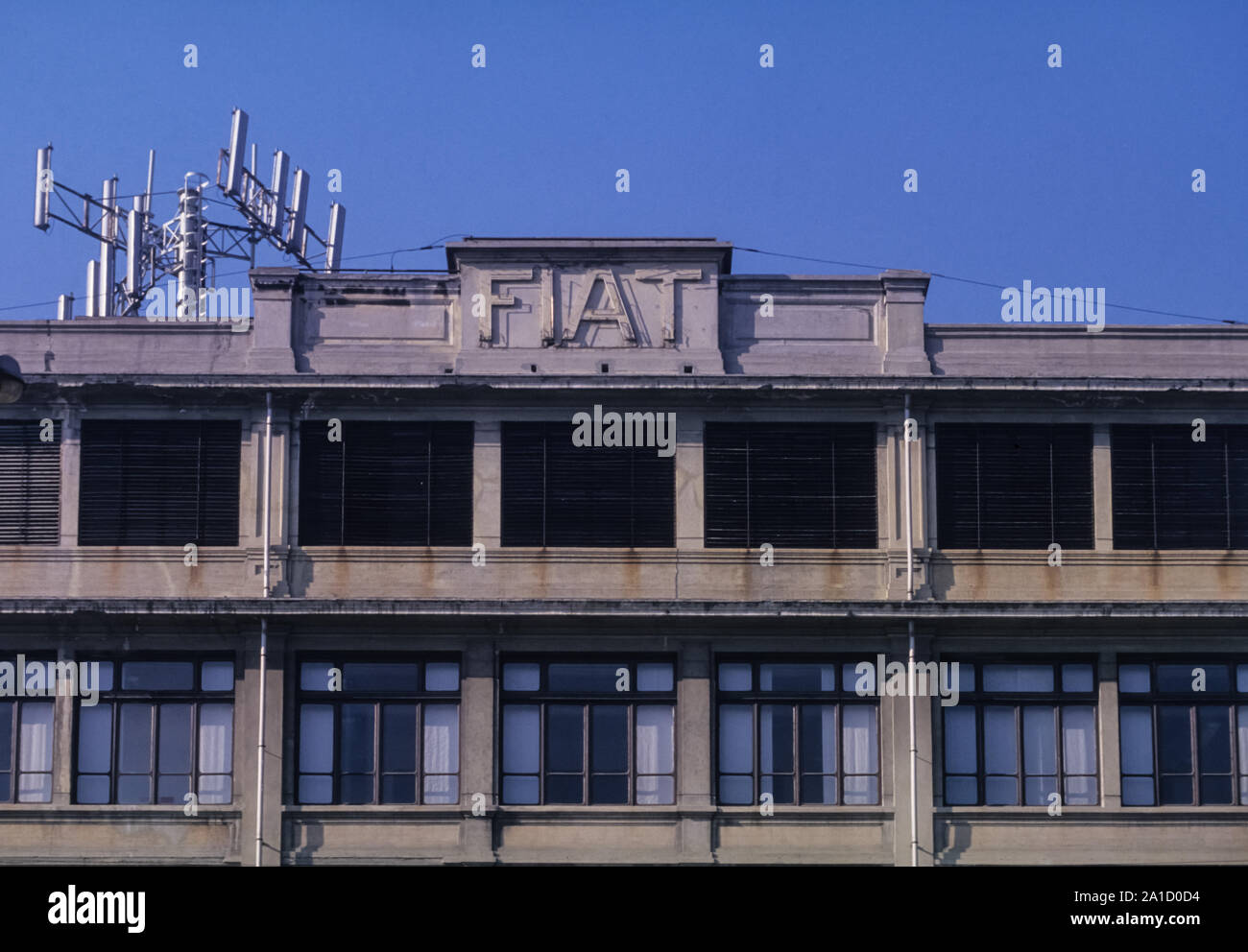 Das Werk befindet sich an der Via Nizza und wurde nach sieben Jahren Zbf im Jahre 1923. activités : importateurs - stockistes Die die guerre Produktionsanlage und fortschr to german Banque D'Images