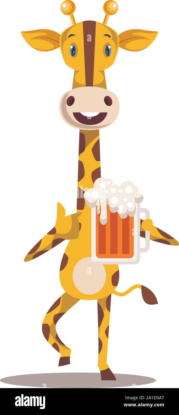 une girafe!! 3L de bière à partager ou pas!! - Photo de Cafe de