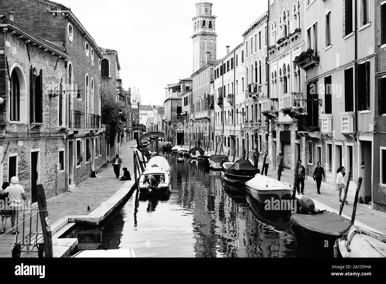 Venezia, Rio de San Barnaba - Venise, Rio de San Barnaba Banque D'Images