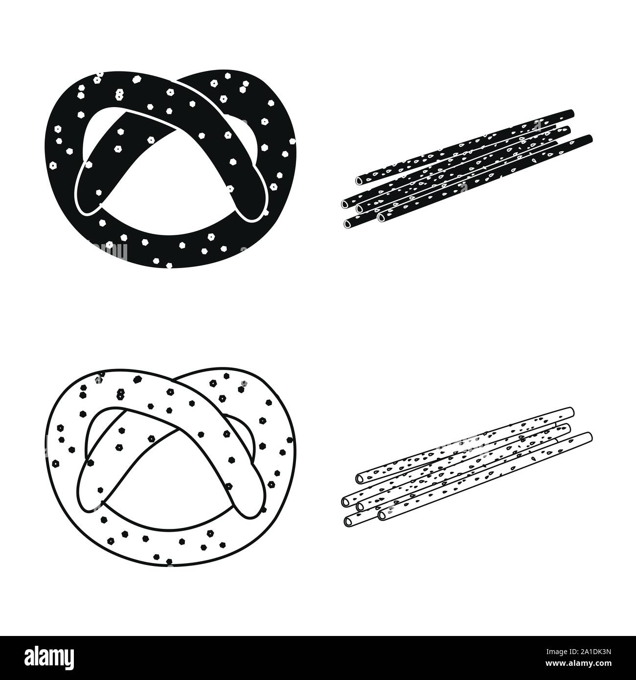 Objet isolé de l'Oktoberfest et symbole de barre. Collection d'Oktoberfest et la cuisson d'illustration vectorielle stock. Illustration de Vecteur