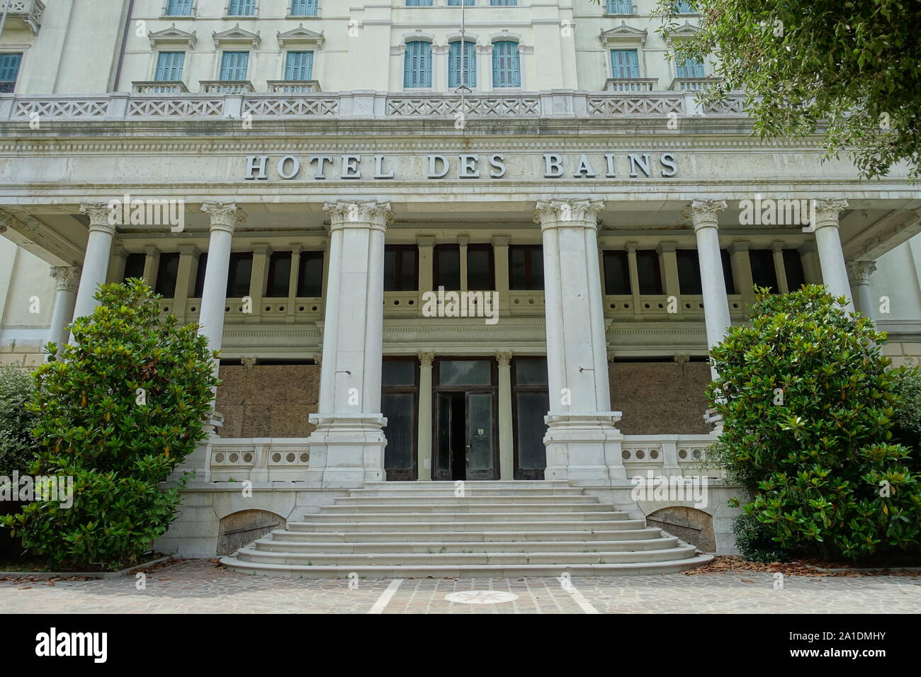 Venise, Lido, Le Grand Hotel des Bains - Venise, Lido, Le Grand Hotel des Bains Banque D'Images