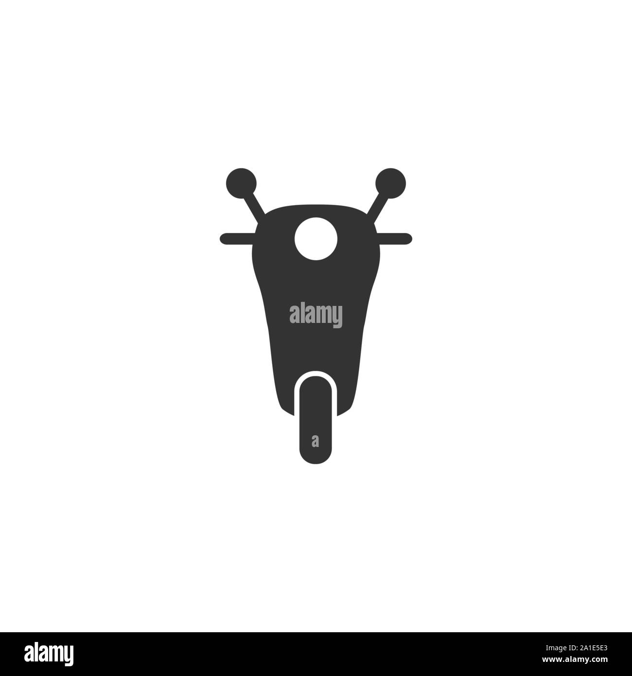 Moto Moto, icône. Illustration vectorielle, modèle plat. Illustration de Vecteur