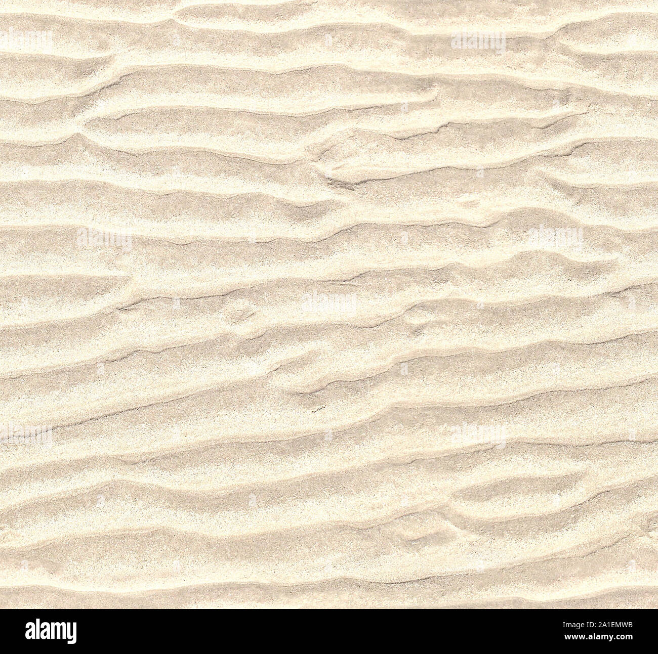 Profil de sable vide transparente arrière-plan. Répéter la texture des vagues sur une plage de sable blanc Banque D'Images