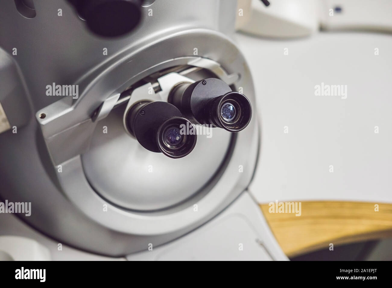 Microscope électronique à transmission dans un laboratoire scientifique. Banque D'Images