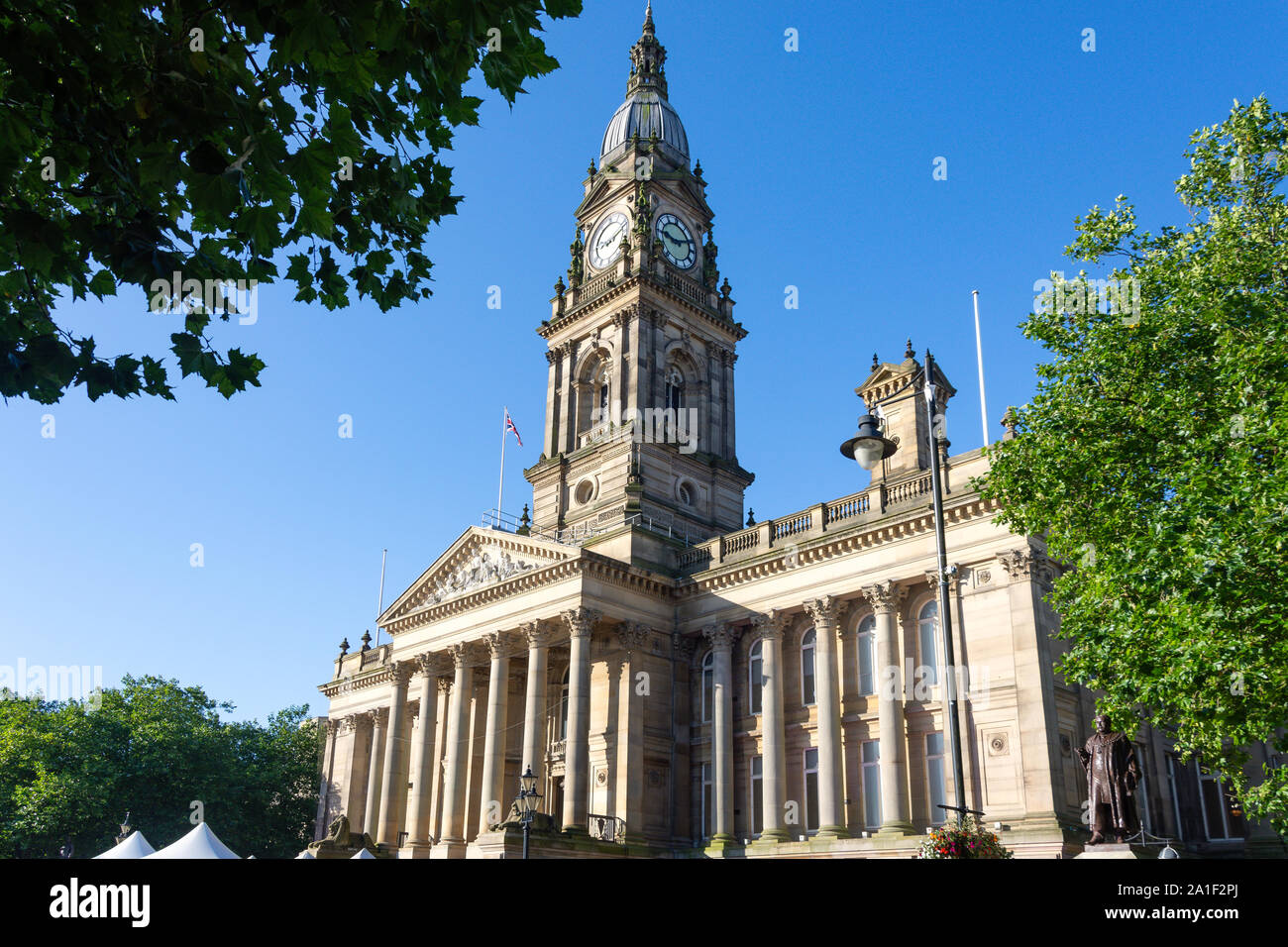 Hôtel de Ville de Bolton, Bolton, Victoria Square, Greater Manchester, Angleterre, Royaume-Uni Banque D'Images