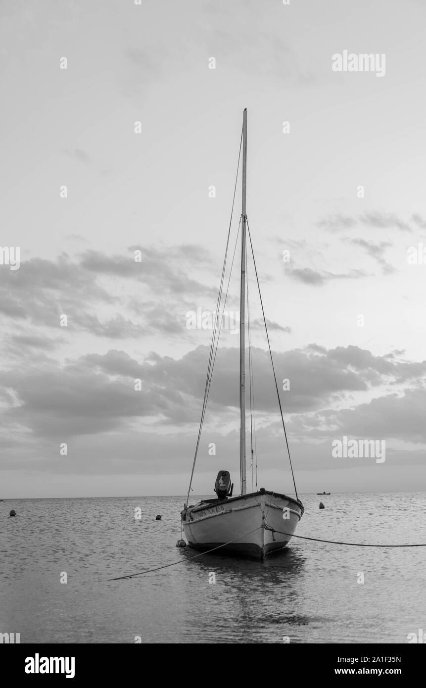 Dans le port de litle alexandroupolis Banque D'Images