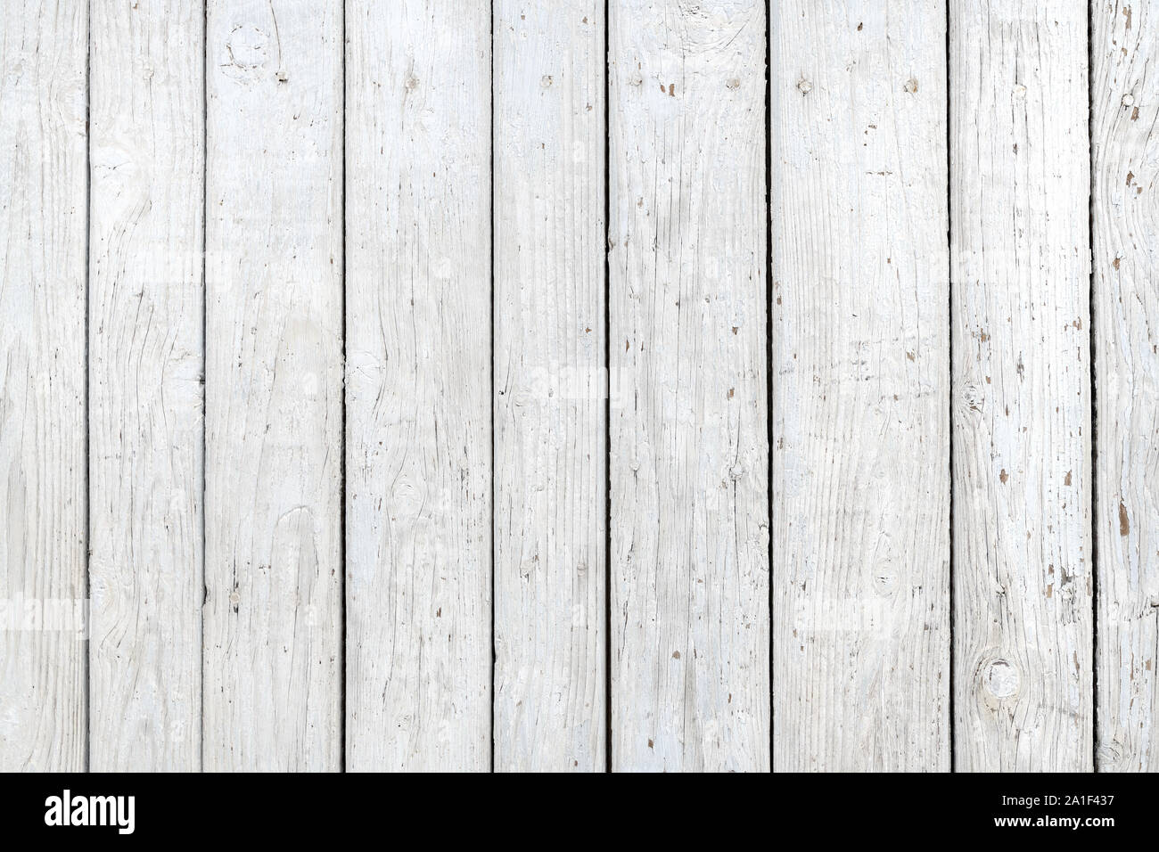 Plancher bois blanc, fond texture détaillée de l'usure de surface en bois Banque D'Images