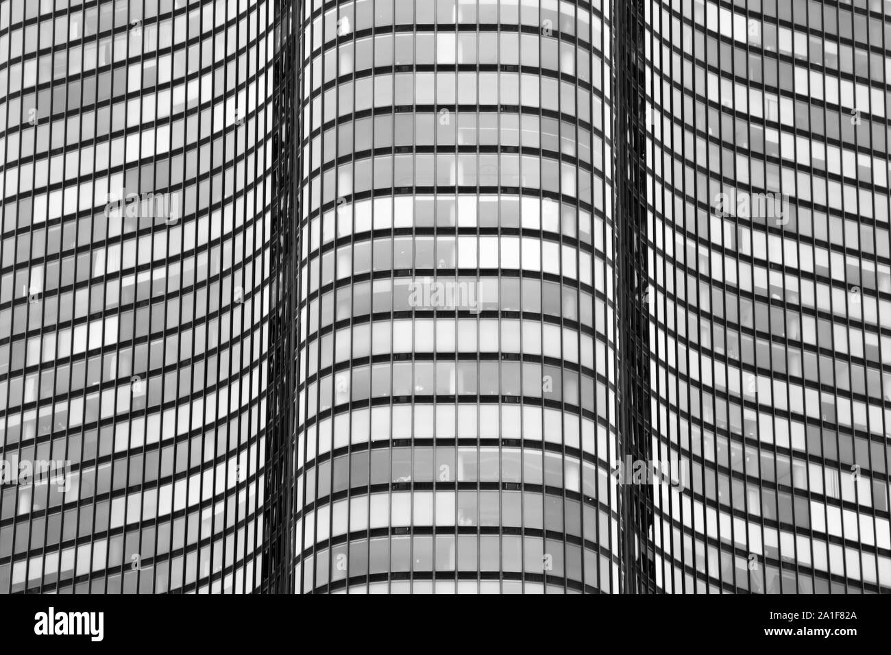 Bâtiment sur Windows Banque D'Images