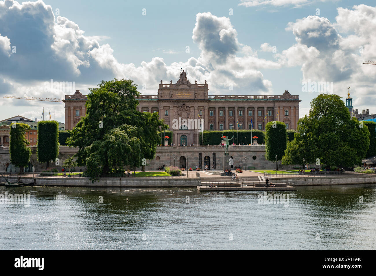 La Maison du Parlement bâtiment en face du Canal Banque D'Images