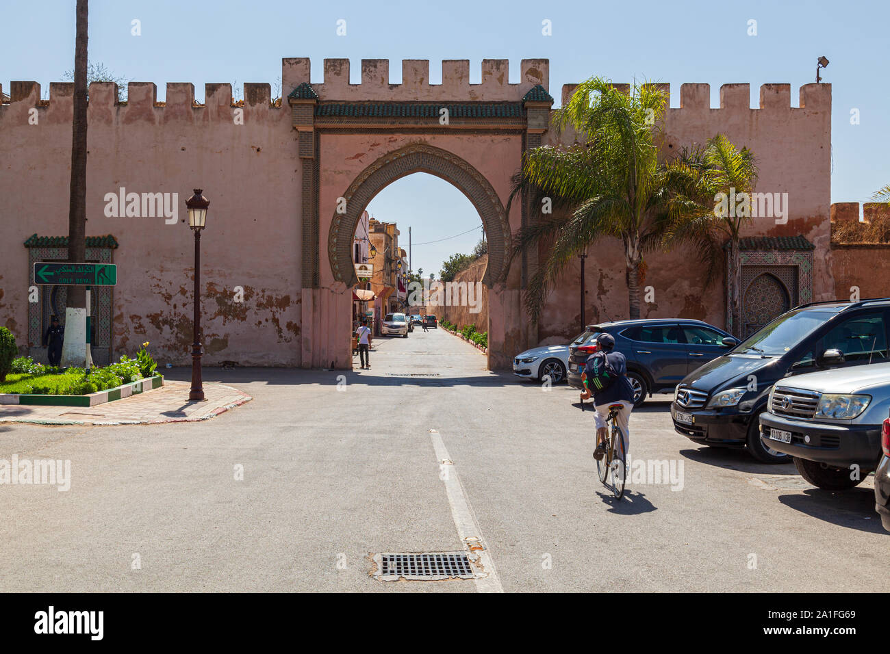Meknes est une ville au nord du Maroc Banque D'Images