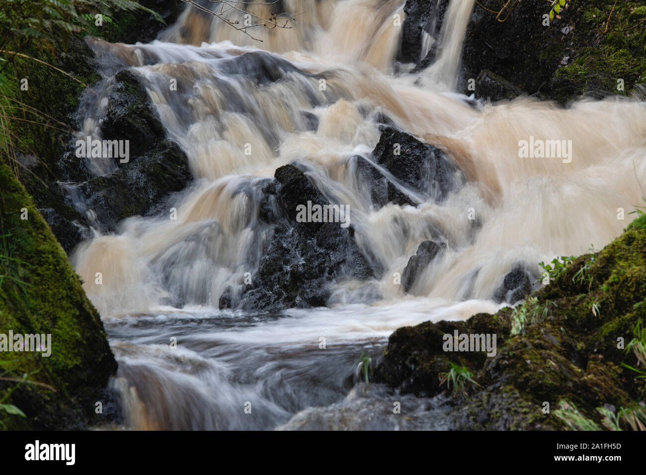 Cascades de la brûler Kennick, Dumfries et Galloway, Écosse Banque D'Images