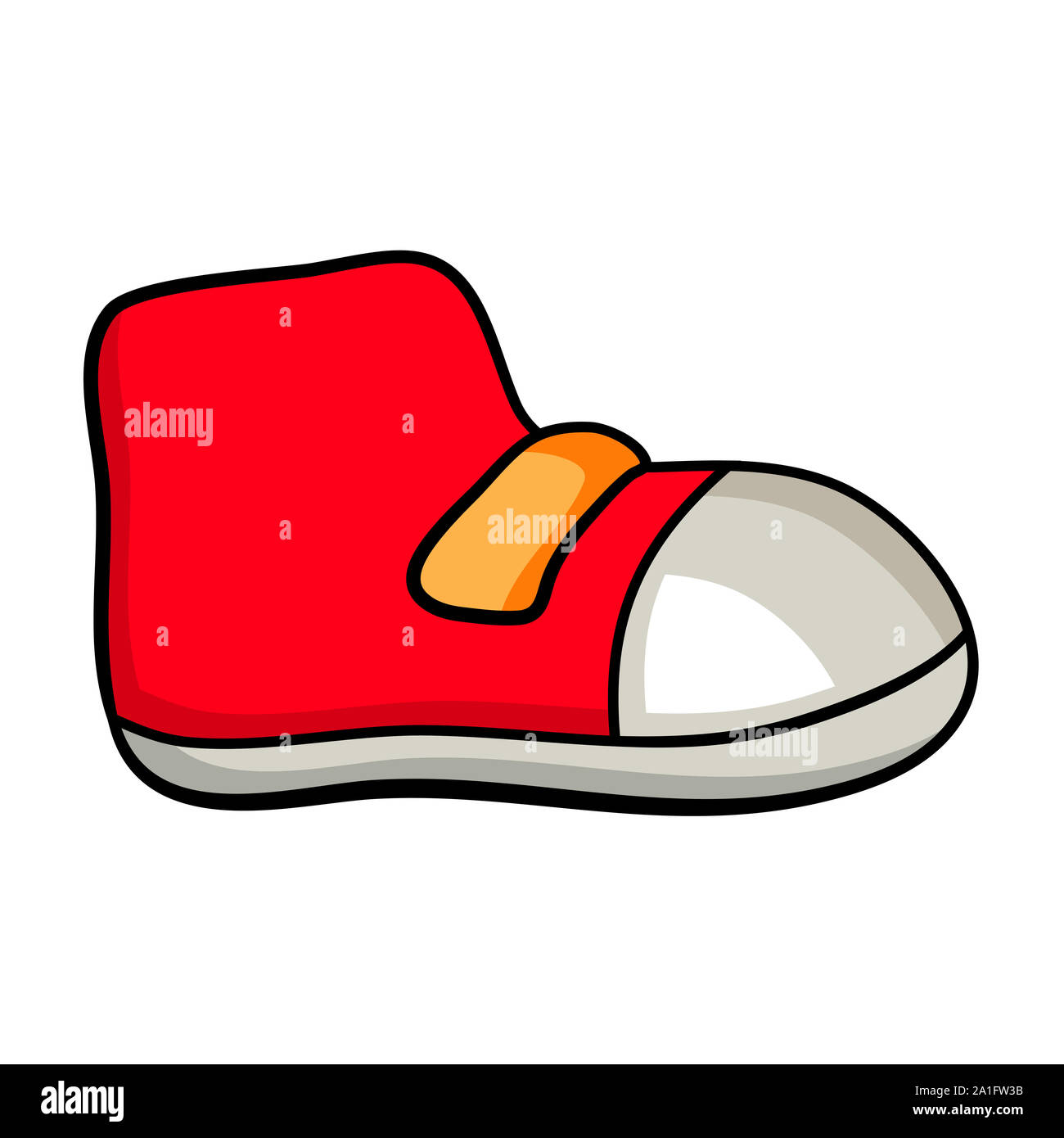 Red sneaker icon cartoon Banque de photographies et d'images à haute  résolution - Alamy