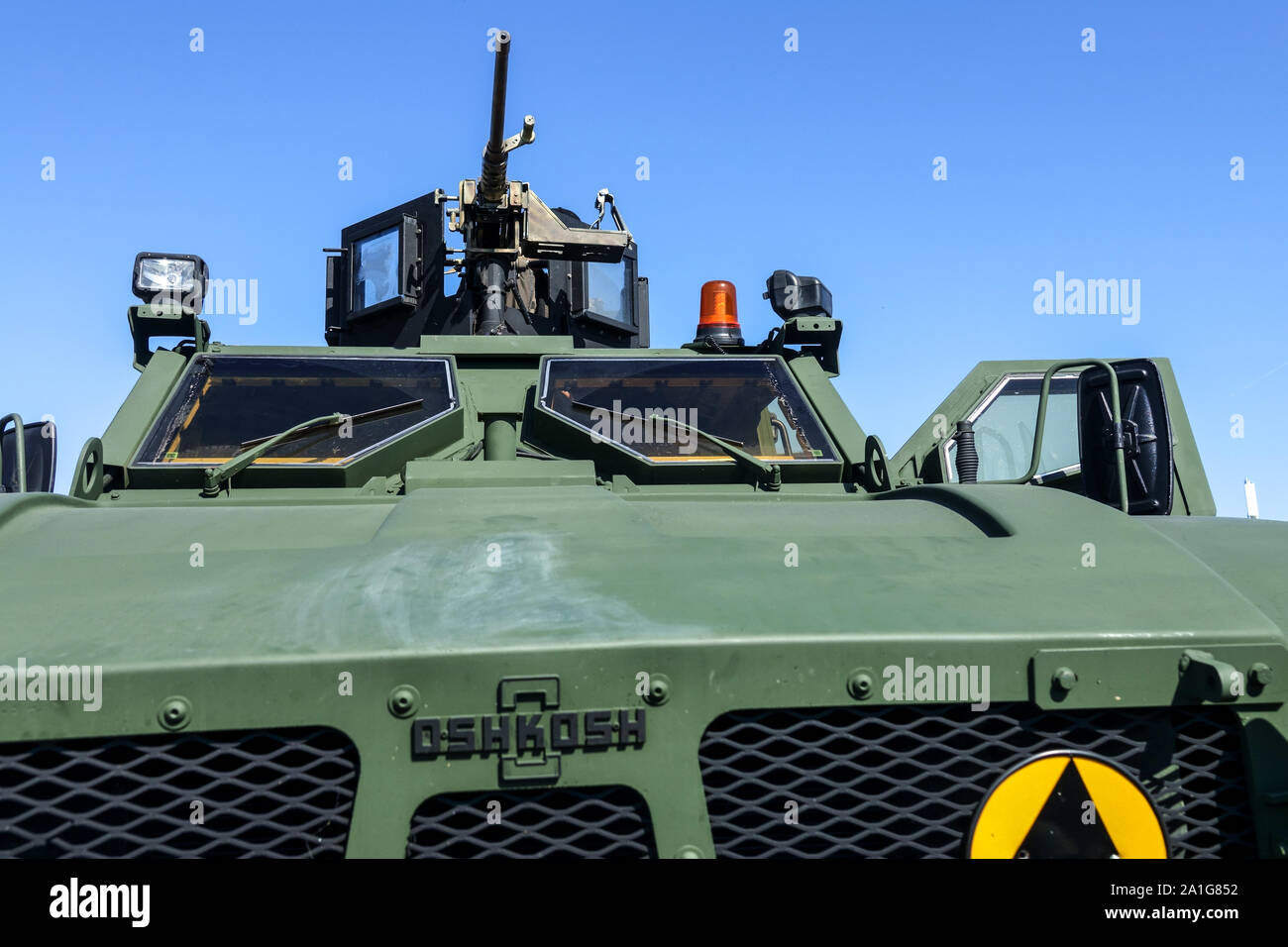 Oshkosh M-ATV est une mine et les embuscades (MRAP) véhicule de l'armée polonaise Banque D'Images