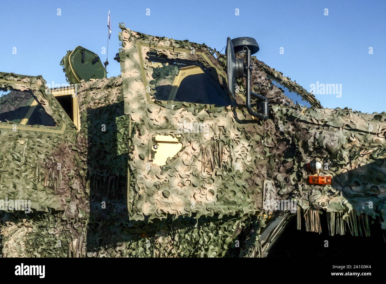 Dingo 2 CZ A2 est fortement armée blindée de l'armée tchèque, véhicule MRAP Banque D'Images