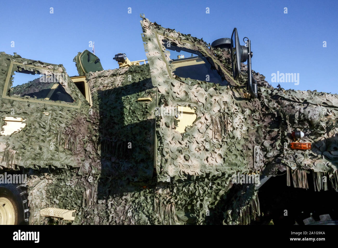 Dingo 2 CZ A2 est fortement armée blindée de l'armée tchèque, véhicule MRAP Banque D'Images