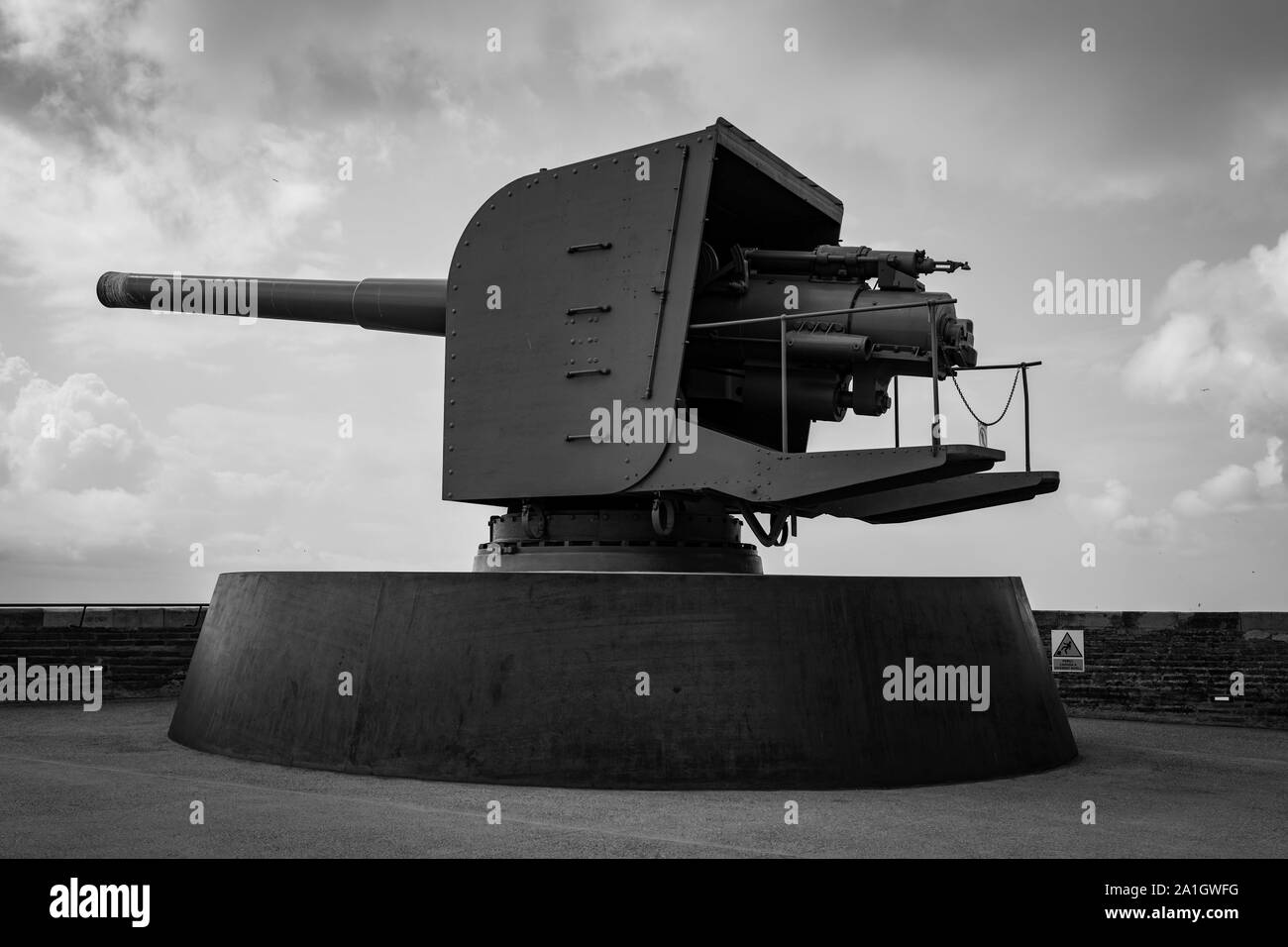 Canon anti aircraft Banque D'Images