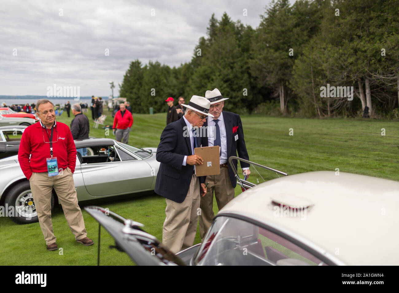 Cobble Beach Classic Car Show Banque D'Images