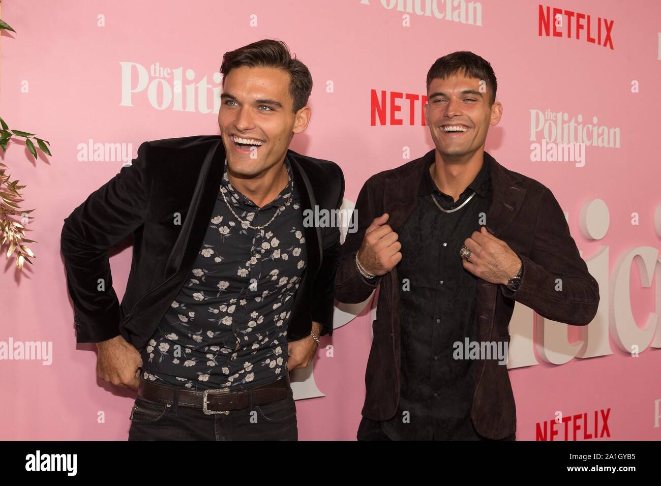 New York, NY, USA. 26 Sep, 2019. Trevor Eason, Trey Eason aux arrivées pour le politicien Premiere sur Netflix, DGA Theatre de New York, New York, NY Le 26 septembre 2019. Crédit : Jason Smith/Everett Collection/Alamy Live News Banque D'Images