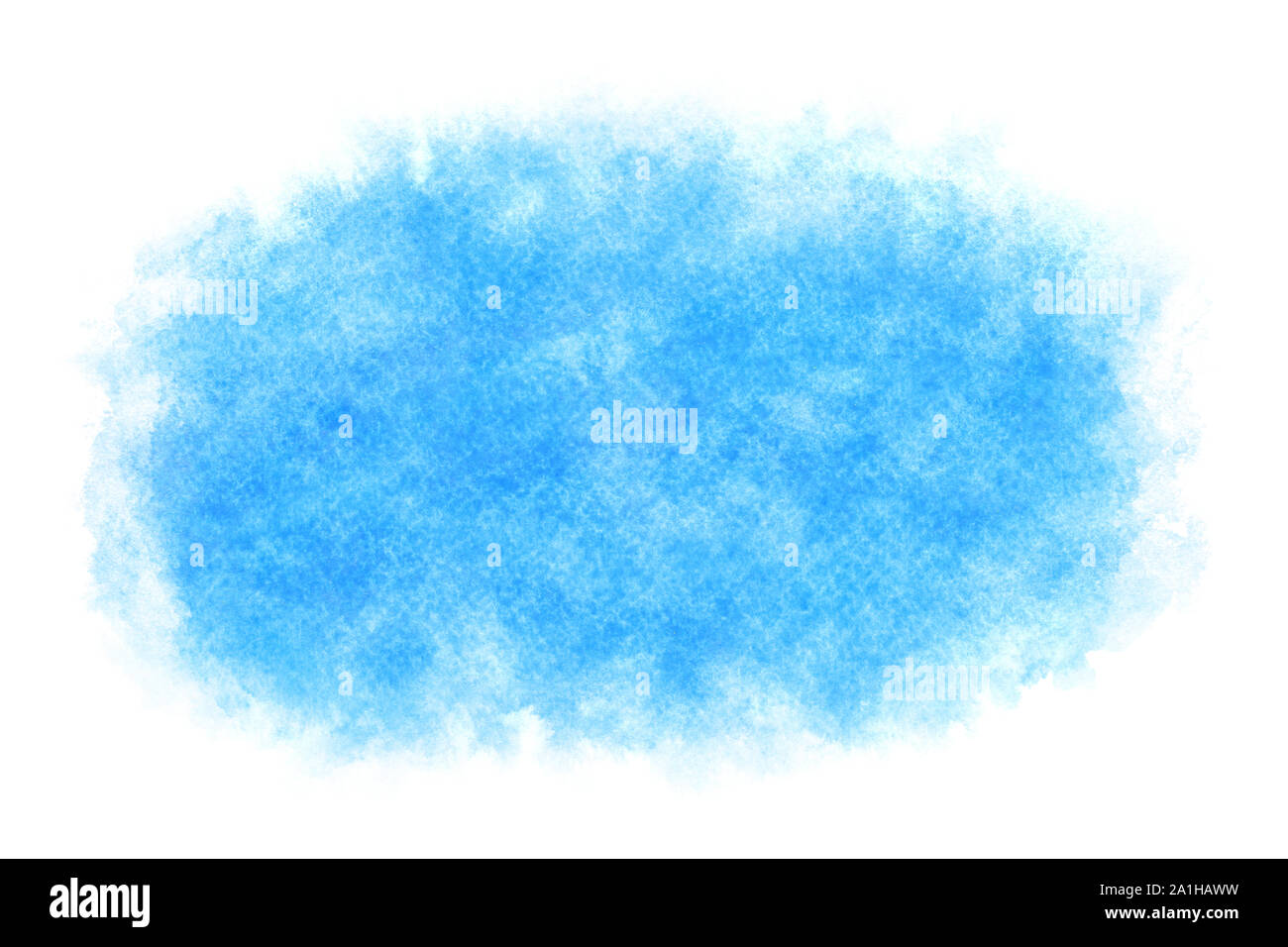 Couleur bleu pastel de l'été l'eau naturelle ou abstrait aquarelle peinture main grunge background Banque D'Images