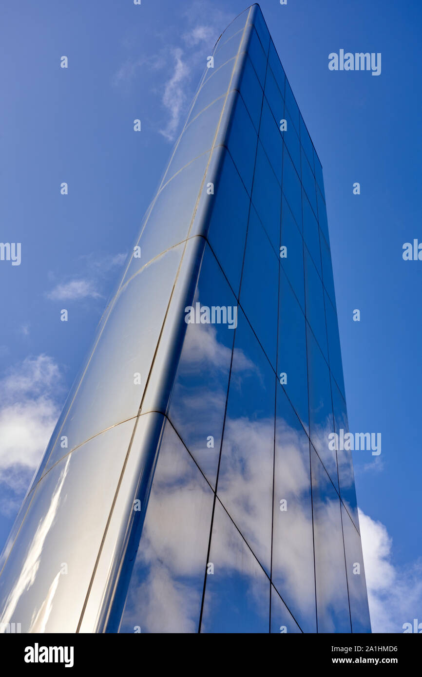 La tour de l'eau, Roald Dahl Plass, la baie de Cardiff, Pays de Galles du Sud Banque D'Images