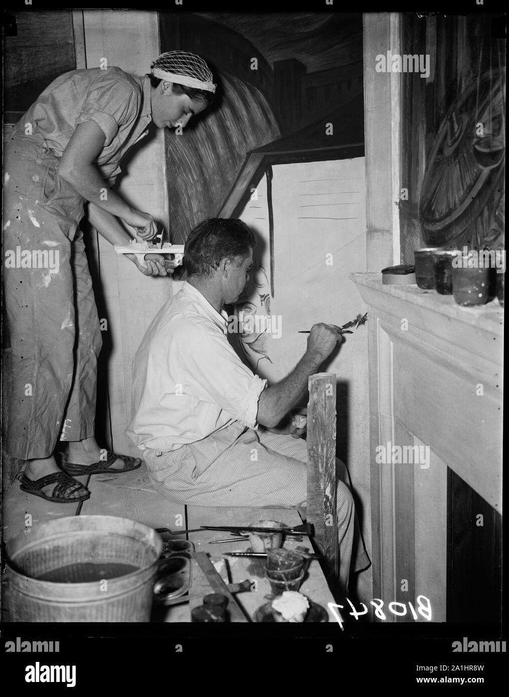 Peinture murale Banque D'Images