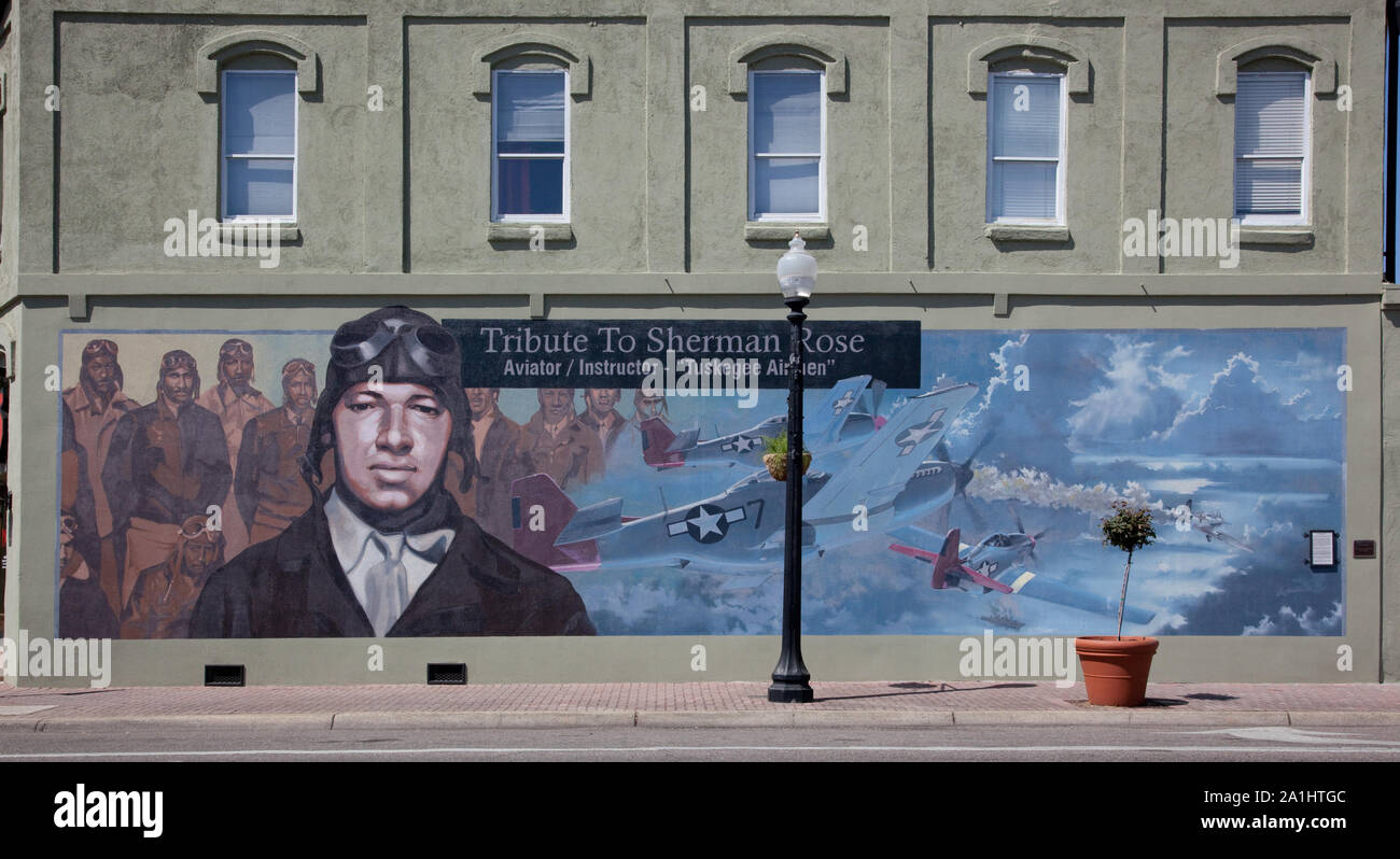 Murales, Dothan, ALABAMA Banque D'Images