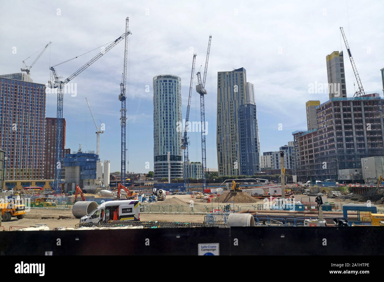 Vauxhall Station de bus dans le sud de Londres. Juillet 26, 2019 Banque D'Images