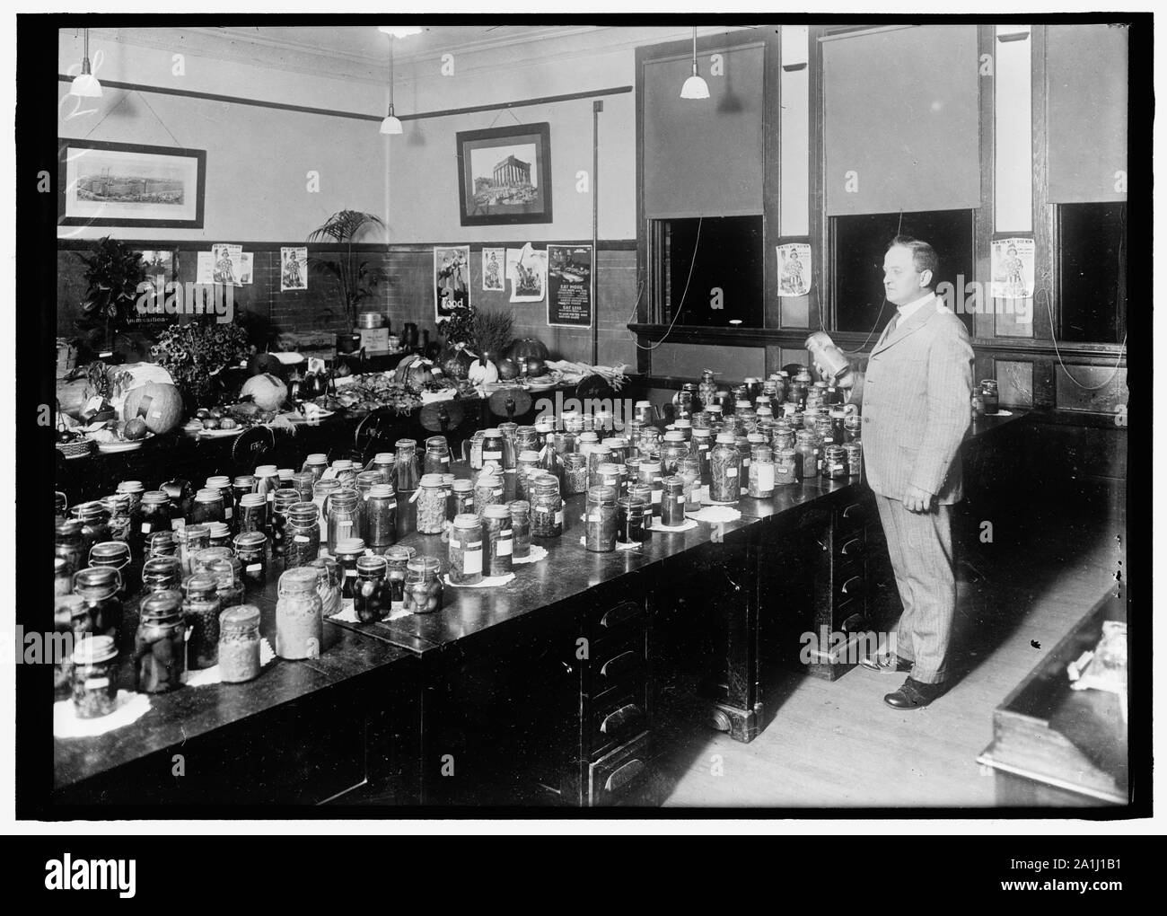 La guerre d'urgence NATIONAL GARDENS COM. Les expositions d'GARDENS Banque D'Images