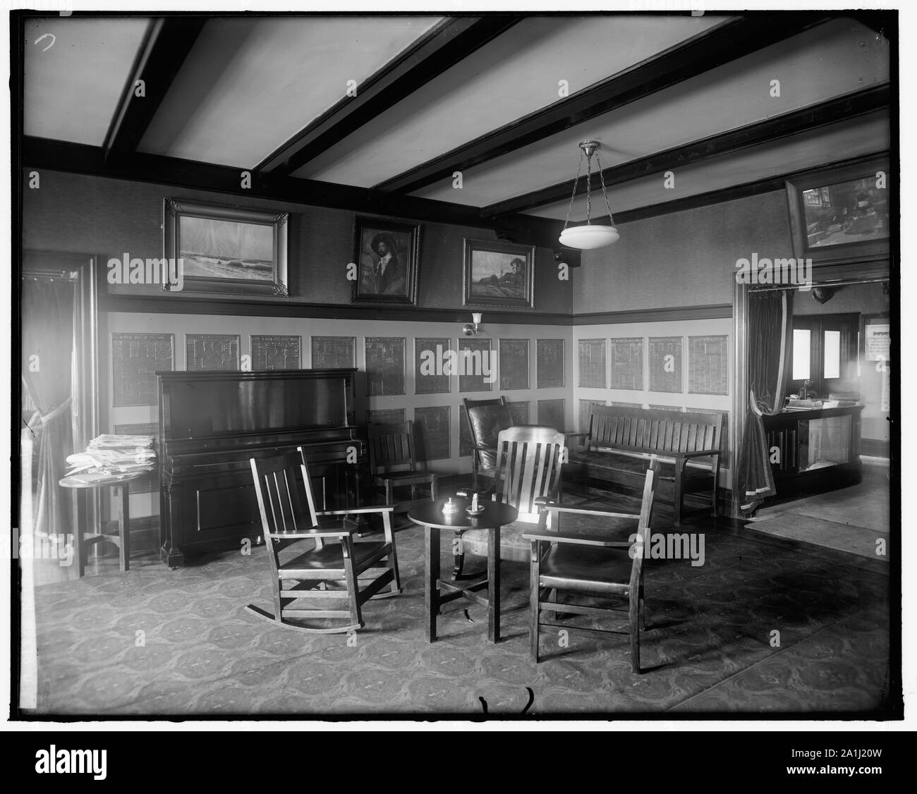 NATIONAL PRESS CLUB LOUNGE Banque D'Images