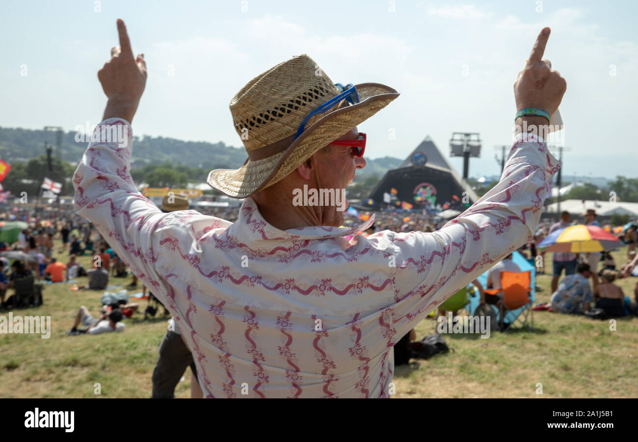 Festival de Glastonbury 2019. Crédit : Charlie Raven/Alay Banque D'Images