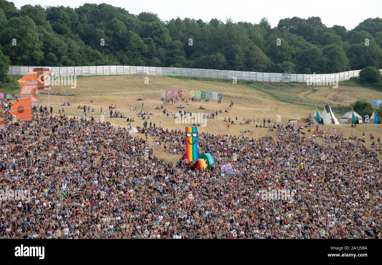Festival de Glastonbury 2019. Crédit : Charlie Raven/Alay Banque D'Images