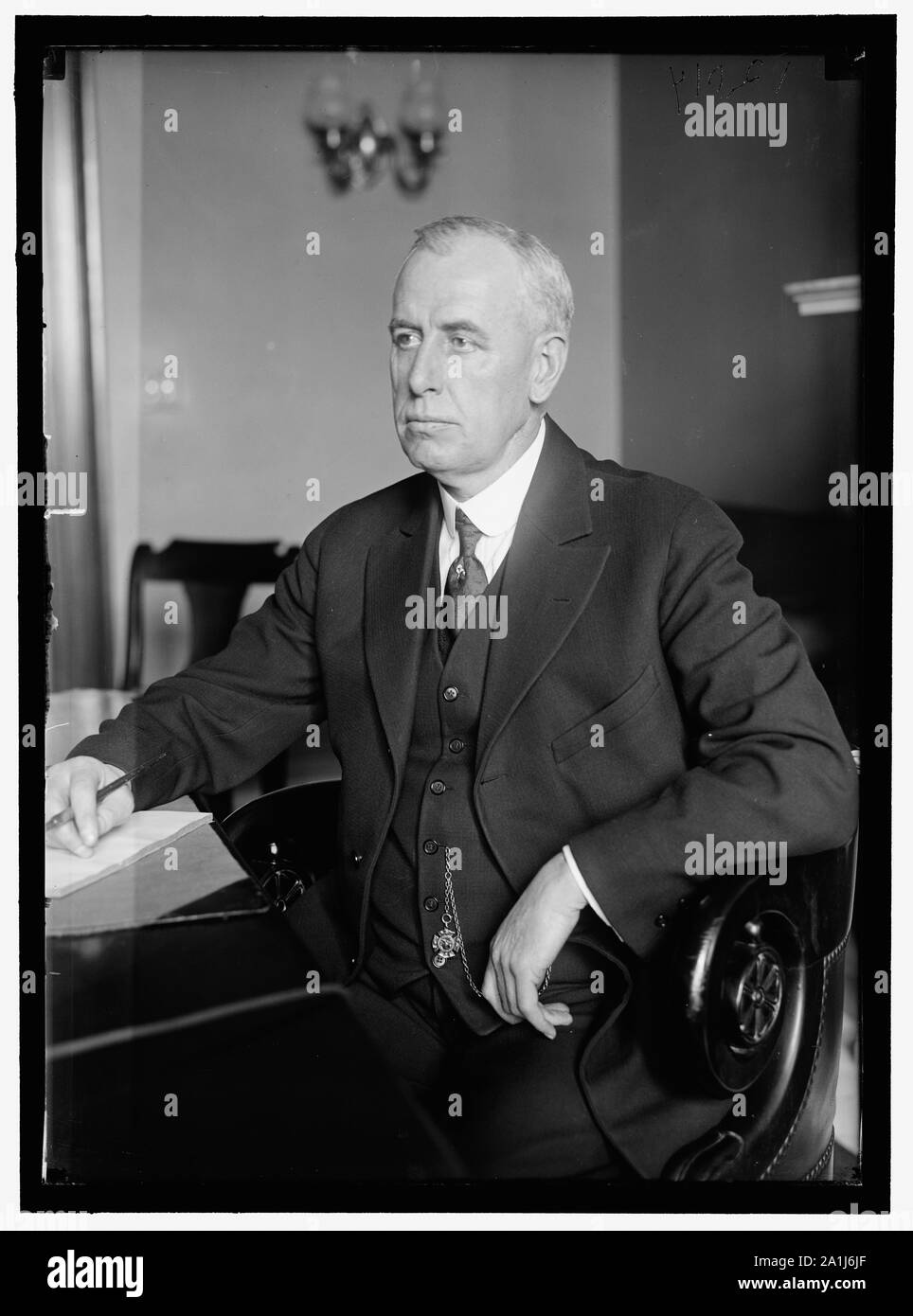 NUGENT, JOHN FROST. SEN. À PARTIR DE NEW YORK, 1918-1921 ; nourris. La COMMISSION DU COMMERCE, 1921-1927 Banque D'Images