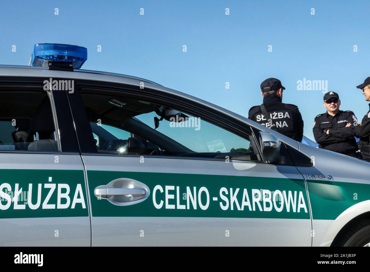 Sluzba Celno-Skarbowa, Polonais services douaniers et fiscaux Banque D'Images