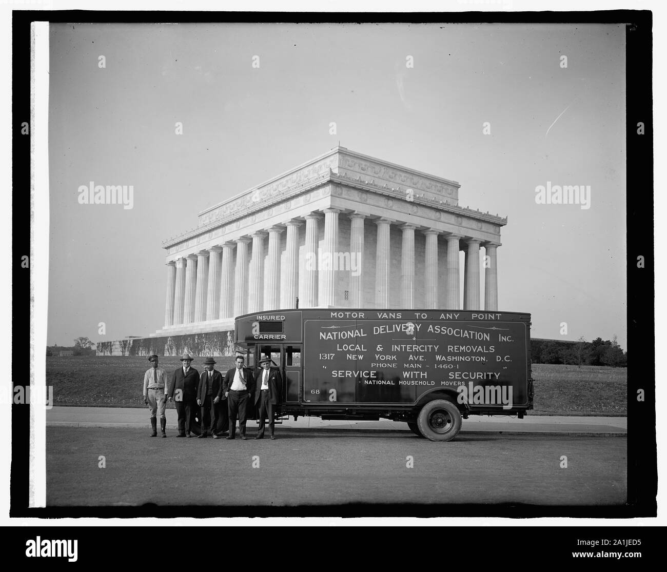Livraison National Association, [Lincoln Memorial, Washington, D.C.] Banque D'Images