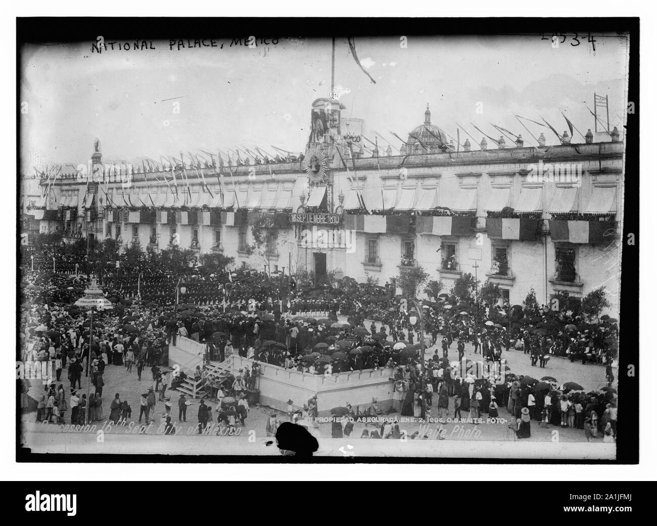 Palais National, Mexique Banque D'Images
