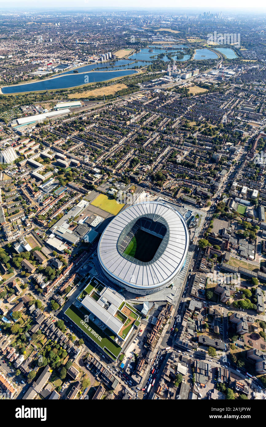 Septembre 2019, nouvelle Tottenham Hotspur Football Club Stadium dans le nord de Londres, Angleterre. Banque D'Images