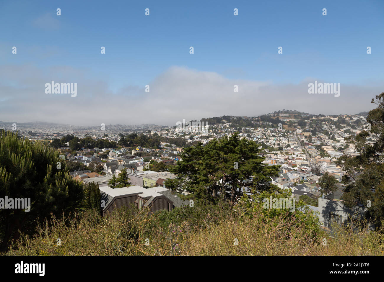 Quartiers de San Francisco, Californie Banque D'Images