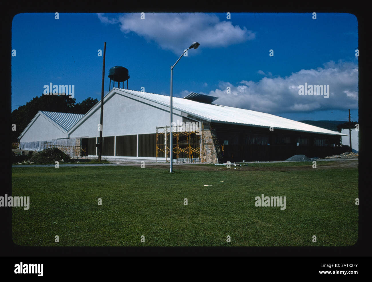 Nevele nouvelle piscine tennis, Ellenville, New York Banque D'Images