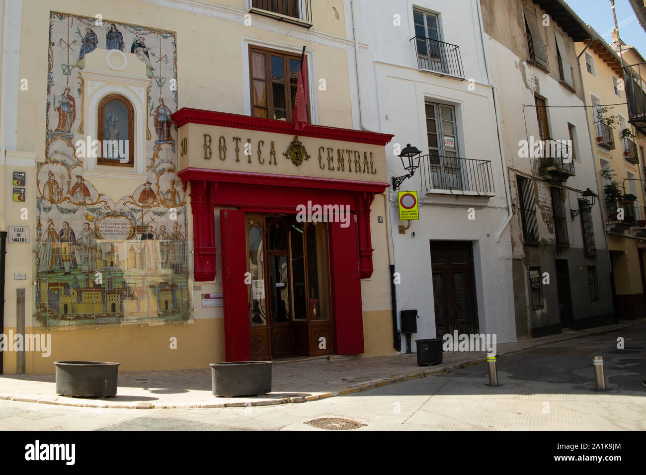 Rues de Xativa Banque D'Images