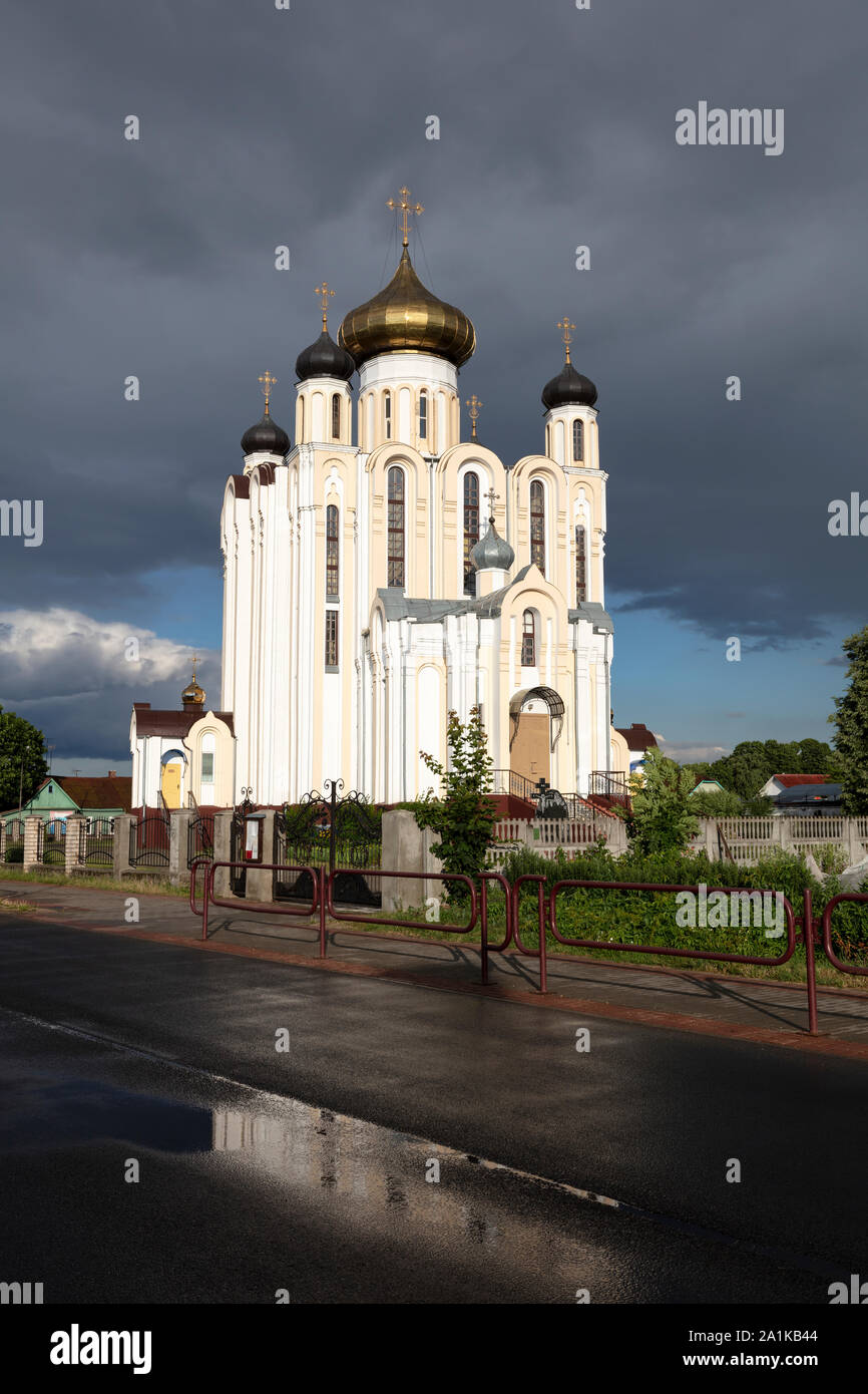 All Saints Church dans Lida. Lida, région de Grodno, Bélarus. Banque D'Images