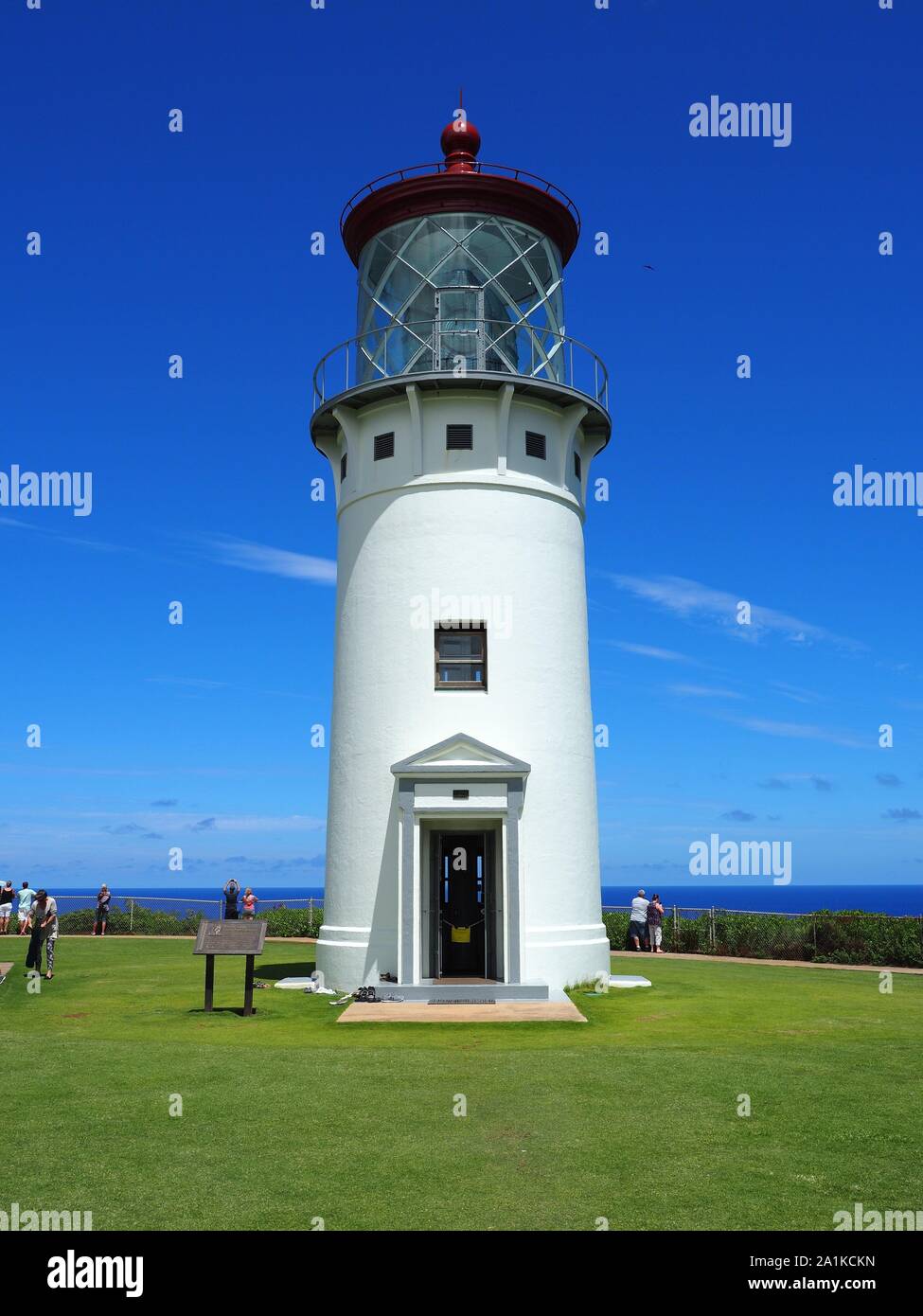 Le phare de Kilauea Kauai Hawaii Banque D'Images
