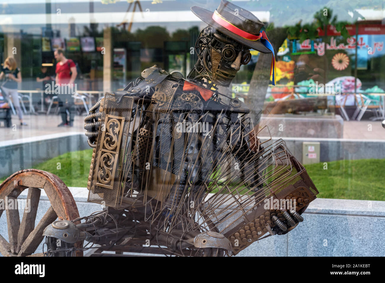 ROSTOV-SUR-Don, Russie - Mai 2017 : Monument de musicien sur le remblai à Rostov-sur-Don, en Russie. C'est l'une des plus grandes villes de Russie et il Banque D'Images