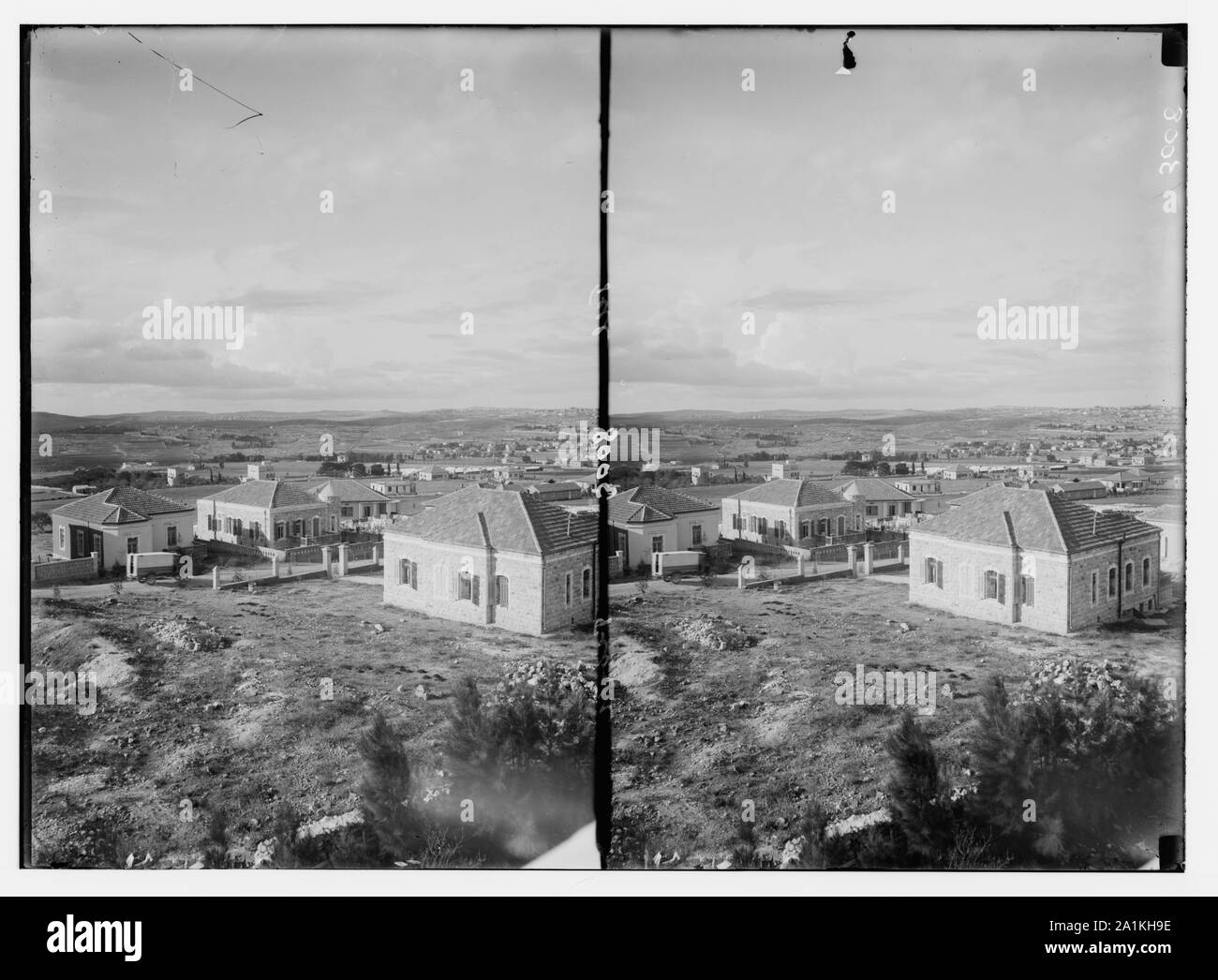 Nouvelle Jérusalem et les banlieues. Talpioth. Juif typique de logements Banque D'Images