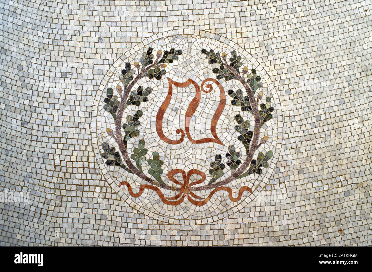 Logo W récemment rénové à l'Hôtel Willard rénové, Washington, D.C., dans les années 1980 Banque D'Images