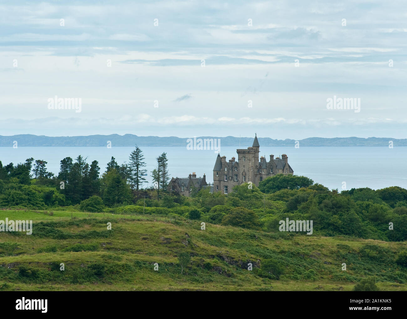 Glengorm Château. Isle of Mull, Scotland Banque D'Images