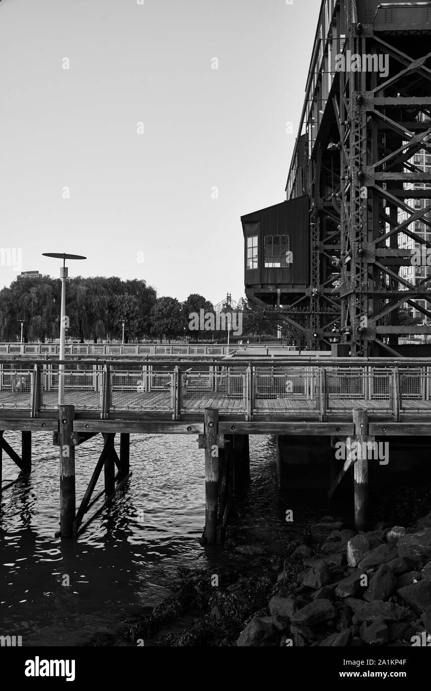 L'Esplanade du parc d'État du bras Banque D'Images